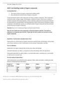 Chamberlain College of Nursing CHEM 120 At home unit5_Organic_Lab Exam study guide 