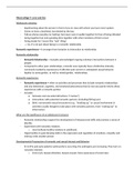Lecture Notes (9-14) Adolescent Development (200500046) 