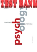 Psychology: Themes and Variations 6th Edition. Doug McCann, Wayne Weiten & Deborah Matheson. ISBN 9780176903046, 0176903046. All Chapters 1-16. (Complete Download). 1599 Pages. TEST BANK