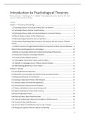 Samenvatting boek Psychological Science (ISBN 9780393640403) hoofdstukken: 1, 3, 6, 8, 10, 12, 14-1, 14-2