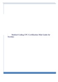 Medical Coding CPC Certification Mini Guide for Newbies