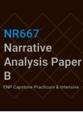 (Updated) NR667 Narrative Analysis Paper B Ingram FNP program guide