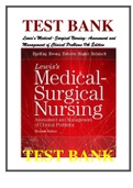 Lewis's Medical-Surgical Nursing: Assessment and Management of Clinical Problems 11th Edition Test Bank