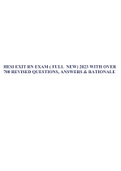 ALL HESI EXIT Questions and Answers Test Bank; Rated A+ Study Guide (2022), HESI Exit Exam 2021, 2019|2021|2022 PN HESI EXIT Version 1 Test Bank | 100% ANSWERS, HESI Exit Exam 2022 (FULL REVISED) Test Bank, HESI EXIT RN EXAM ( FULL NEW) 2023 WITH OVER 700
