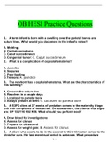 OB HESI Practice Questions 2022