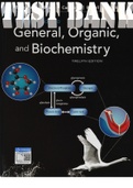 TEST BANK for Introduction to General, Organic and Biochemistry, 12th Edition by Bettelheim, Brown Campbell,  Farrell & Torres, ISBN-13: 9781337571357. All 31 Chapters.