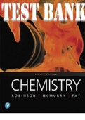 Chemistry 8th Edition by Jill Robinson, John McMurry & Robert Fay ISBN 9780135216972, 0135216974. All Chapters 1-23. 1419 Pages. (Complete Download). TEST BANK.