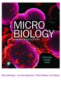 Test Bank For Microbiology: An Introduction 13th Edition By Gerard J. Tortora; Berdell R. Funke; Christine L. Case; Derek Weber; Warner B. Bair III -Chapter 1-28 