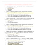 2013 ATI RN COMPREHENSIVE PREDICTOR FORM B (180) CORRECT ANSWERS 
