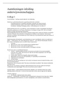 Collegeaantekeningen Inleiding in de Onderwijswetenschappen 22-23