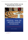 Samenvatting boek (gedeeltelijk) Profiel van de Nederlandse Overheid 