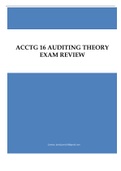 ACCTG 16 AUDITING THEORY EXAM REVIEW