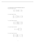 Linear Algebra (MATH 21) quiz 10