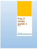 FNP 509 2 study guide 1 2023 COMPLETE WITH ALL THE CORRECT ANSWERS 100%