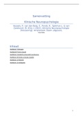 Samenvatting Klinische neuropsychologie Kessels,  Neuropsychologisch Onderzoek 