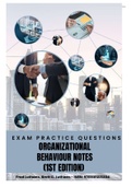 Exam Practice Questions for Organizational Behaviour Notes (1st edition) Fred Luthans, Brett C. Luthans - ISBN: 9781681231204