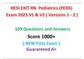 MEGA Package HESI RN EXIT EXAM Latest 2023 - 2024 (Pharmacology, Critical Care, Community Health,Pediatrics PEDS , Med - Surg ) TEST BANK Exit Exams | All Q&As (Brand New) Graded A   Latest 2023 - 2024