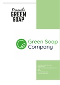   Hbo marketingcommunicatieplan voor Green  Soap Company beoordeeld met een 7,5 aan de Haagse Hogeschool voor de studie Commerciële Economie