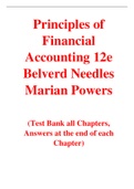 Principles of Financial Accounting 12e Belverd Needles Marian Powers (Test Bank)