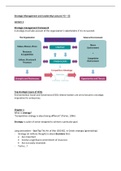 Strategic Management & Leadership - lecture notes