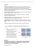Summary  Corporate Entrepreneurship & Innovation (ECB3CE)
