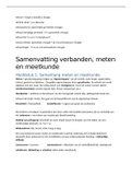 Samenvatting Reken en wiskunde  -  Verbanden, meten en meetkunde, ISBN: 9789006955385  Rekenen-Wiskunde Verbanden, meten en meetkunde 