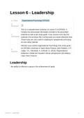 Lesson 6 - Leadership IOP2602