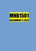 MNB1501 ASSIGNMENT 3 2023