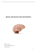 Brain, Behavior and Movement summary (BBS1004)