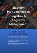 Plan van aanpak: Logistiek & Logistics Management | Sjabloon & Voorbeeld| Template