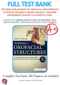 Test Bank For Anatomy of Orofacial Structures 8th Edition By Richard W. Brand; Donald E. Isselhard 9780323480239 Chapter 1-36 Complete Guide .