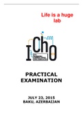 IChO 2015-47 International Chemistry Olympiad Practical & Theoretical Examination and Marking Schemes