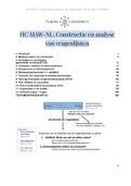 College aantekeningen + tentamenvragen MAW-NL: constructie en analyse van vragenlijst (424522-B-6) 
