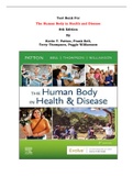 Test Bank For The Human Body in Health and Disease 8th Edition By Kevin T. Patton, Frank Bell,  Terry Thompson, Peggie Williamson |All Chapters, Complete Q & A, Latest|