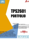 TPS2601 PORTFOLIO 2023