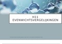 Presentatie Scheikunde, Chemie (M1_TC)  H11 Evenwichtsvergelijkingen deel II-   Basischemie voor het MLO, ISBN: 9789077423875