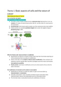 Summary Learning Objectives Molecular Biology and Oncology (MBO)