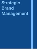 Samenvatting  Strategic Brand Management (IOB4-B1-22)