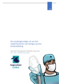 De verpleegkundige rol van het  implementeren van lachgas op een  kinderafdeling | Scriptie BS14 (VBS14-19) 