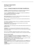 Summary  Strategy and Organisation (6011P0203Y)