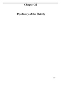 psychiatry of the elderly for medical students