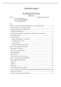 Aantekeningen Auditing Practices (EBB097A05) 2022/2023