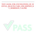 TEST_BANK_FOR_FOUNDATIONS_OF_MENTAL_HEALTH_CARE_6TH_EDITION_BY_MORRISON_VALFRE 