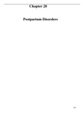 postpartum disorder- psychiatry