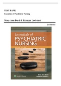 Test Bank - Essentials of Psychiatric Nursing, 2nd Edition (Boyd 2020) Chapter 1-31 | All Chapters