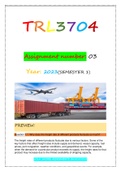 TRL3704 ASSIGNMENT 3 S1 2023