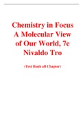 Chemistry in Focus A Molecular View of Our World, 7e Nivaldo Tro (Test Bank)