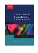 South African Constitutional Law in Context by D. Brand, C. Gevers, K. Govender, P. Lenaghan, D. Mailula, N. Ntlama, S. Sibanda