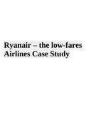 Ryanair – the low-fares Airlines Case Study