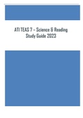 ATITEAS 7 – Science & Reading  Study Guide 2023